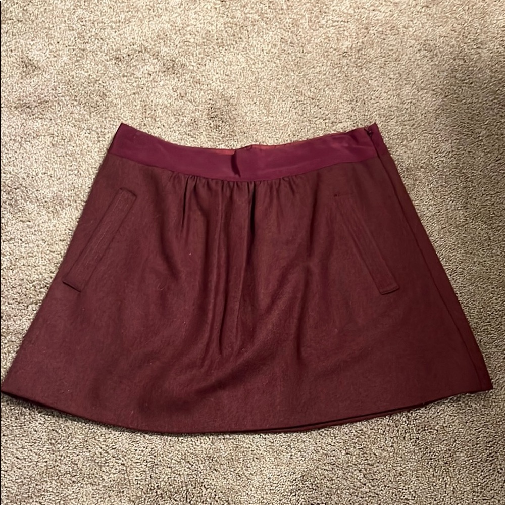 Maroon Skirt